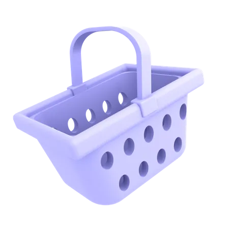 Cesta de compras  3D Illustration