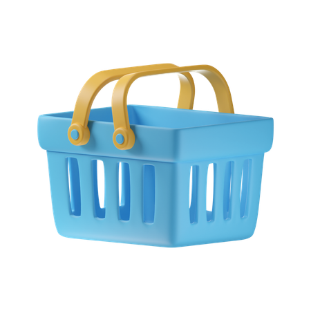 Cesta de compras  3D Icon