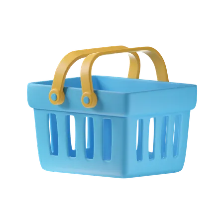 Cesta de compras  3D Icon