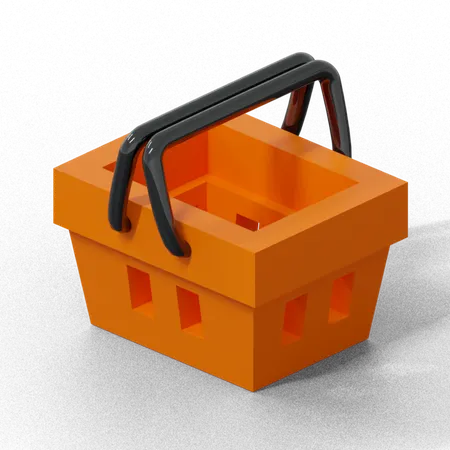 Cesta de compras  3D Icon