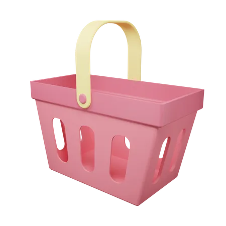 Cesta de compras  3D Icon