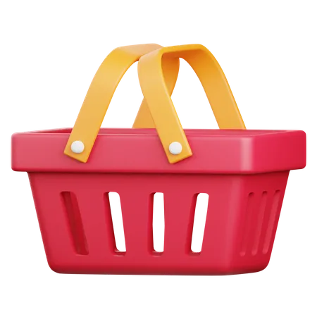 Cesta de compras  3D Icon