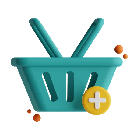 Cesta de compras  3D Icon