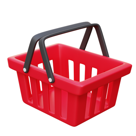 Cesta de compras  3D Icon