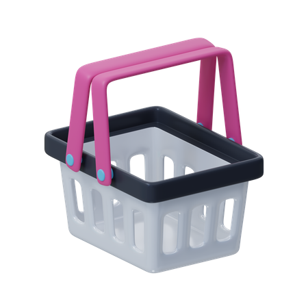 Cesta de compras  3D Icon