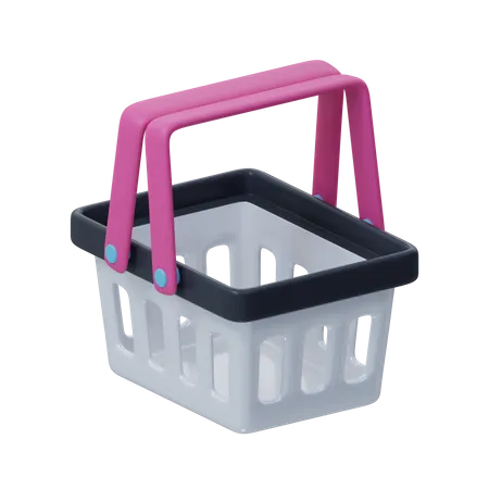 Cesta de compras  3D Icon