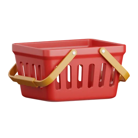 Cesta de compras  3D Icon