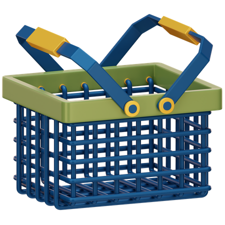 Cesta de compras  3D Icon