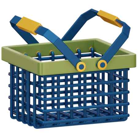 Cesta de compras  3D Icon