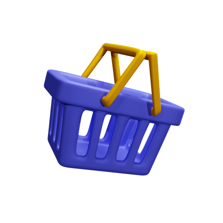 Cesta de compras  3D Icon