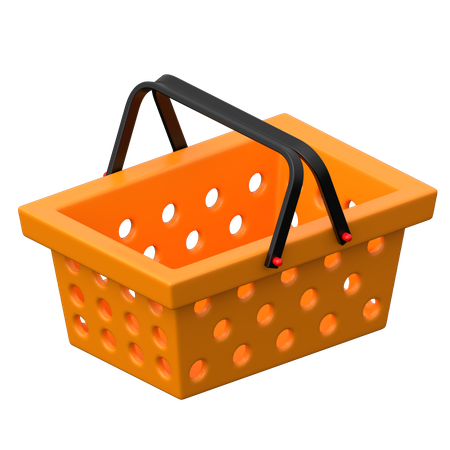 Cesta de compras  3D Icon