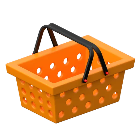 Cesta de compras  3D Icon