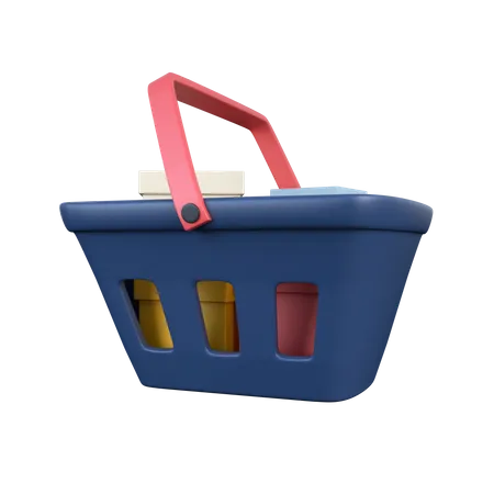 Cesta de compras  3D Icon