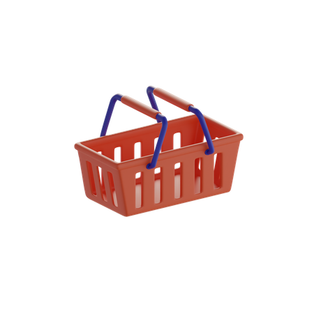 Cesta de compras  3D Icon