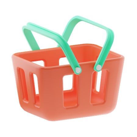 Cesta de compras  3D Icon