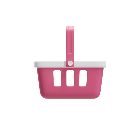 Cesta de compras  3D Icon