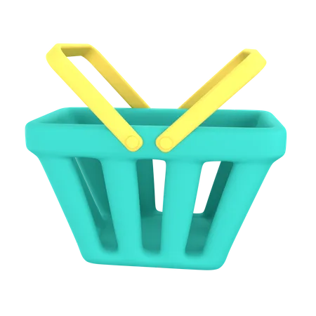 Cesta de compras  3D Icon