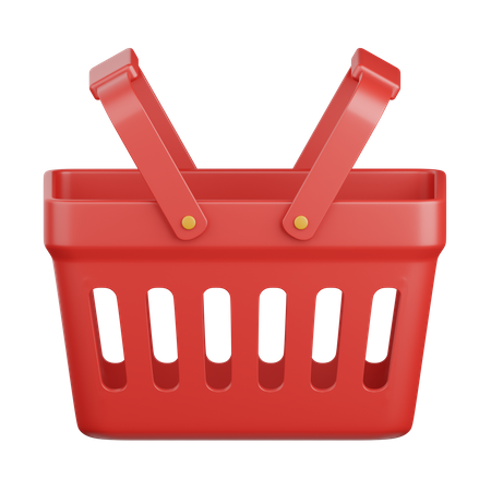 Cesta de compras  3D Icon