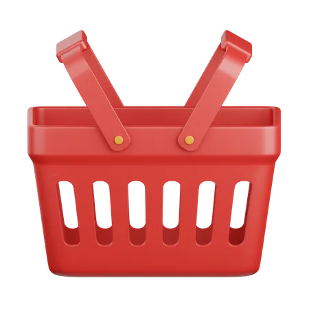 Cesta de compras  3D Icon