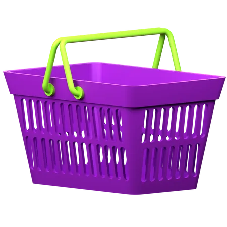 Cesta de compras  3D Icon