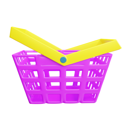 Cesta de compras  3D Icon