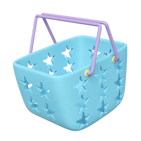 Cesta de compras  3D Icon