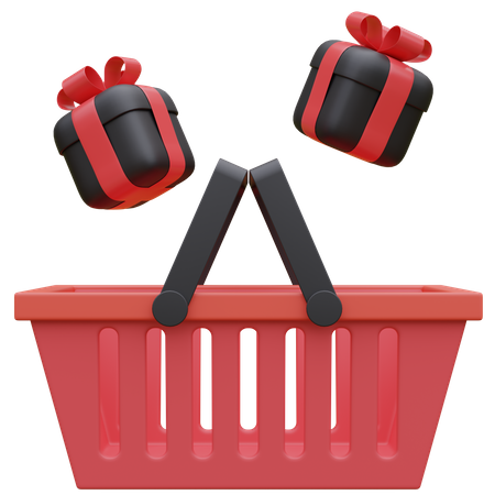 Cesta de compras  3D Icon