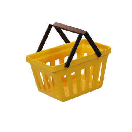 Cesta de compras  3D Icon