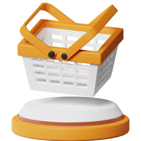 Cesta de compras  3D Icon