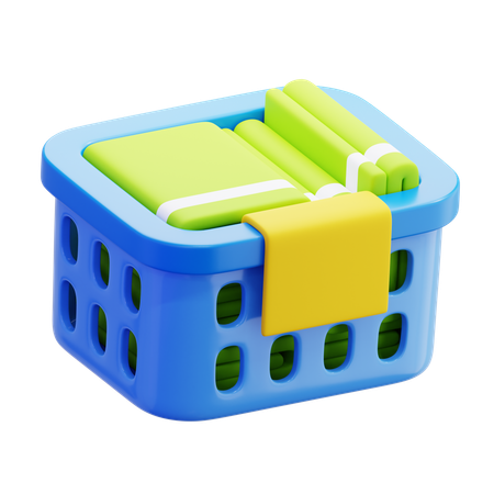 Cesto de la ropa  3D Icon