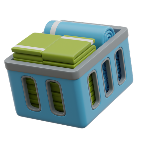 Cesto de la ropa  3D Icon