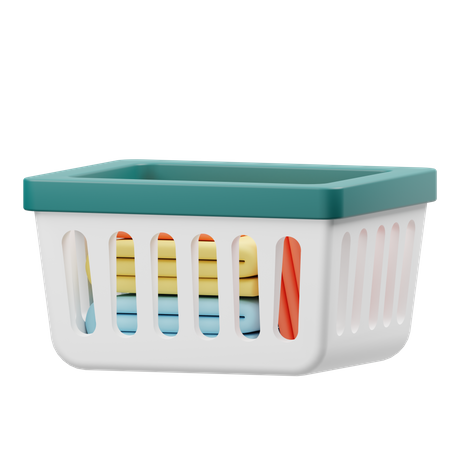Cesto de la ropa  3D Icon
