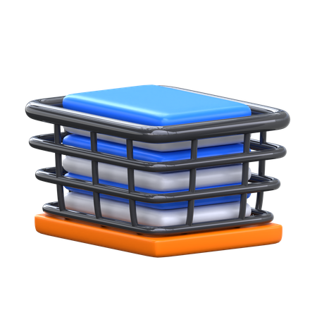 Cesto de la ropa  3D Icon