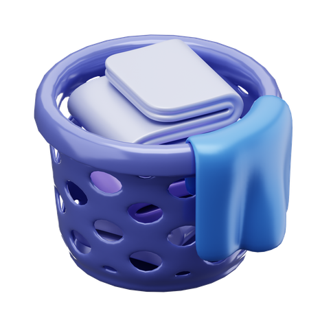 Cesto de roupa suja  3D Icon