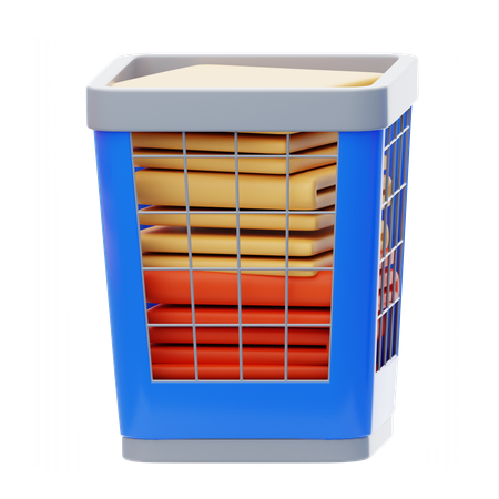 Cesto de roupa suja  3D Icon