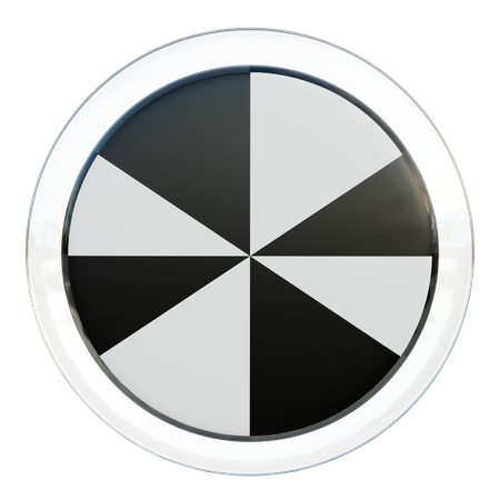 Ceuta Round Flag  3D Icon