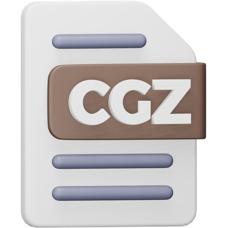 Cgz-Datei  3D Icon