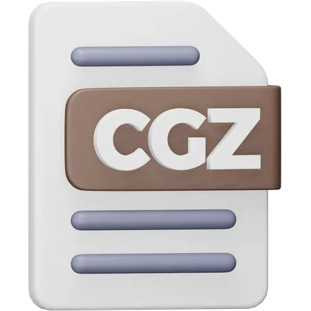 Cgz-Datei  3D Icon