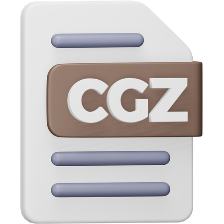 Cgz File  3D Icon