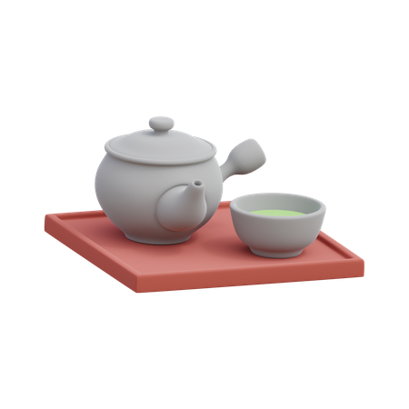 Chá japonês  3D Icon