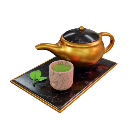 Chá japonês  3D Icon