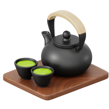 Chá japonês  3D Icon