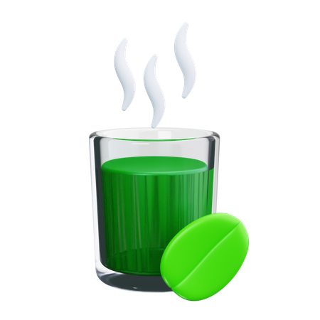 Chá Matcha  3D Icon