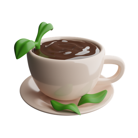 Chá quente  3D Icon
