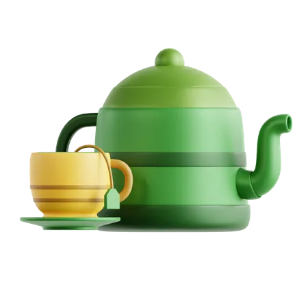 Chá quente  3D Icon