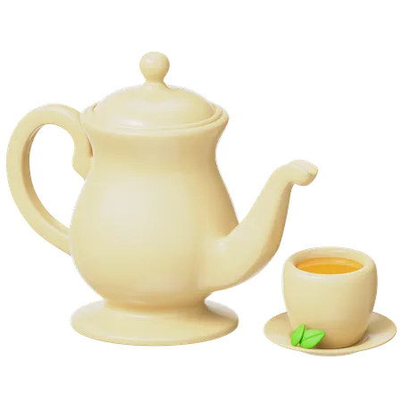 Chá relaxante  3D Icon