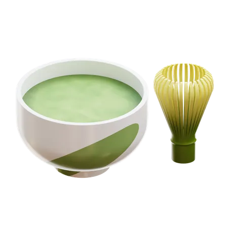 Chá verde  3D Icon