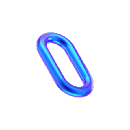 Chain Abstract Shape  3D Icon