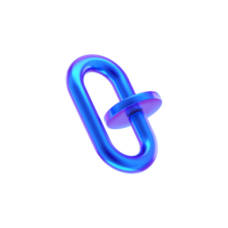 Chain Abstract Shape  3D Icon