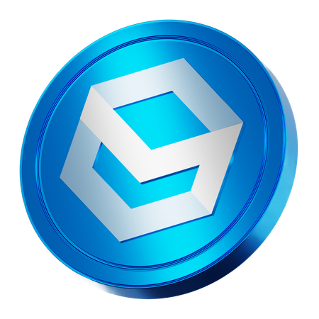 Chain Coin  3D Icon